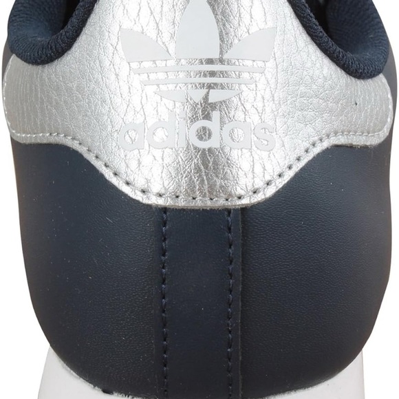 Adidas Samoa Men's Navy/silver/white Sneakers - Picture 7 of 9